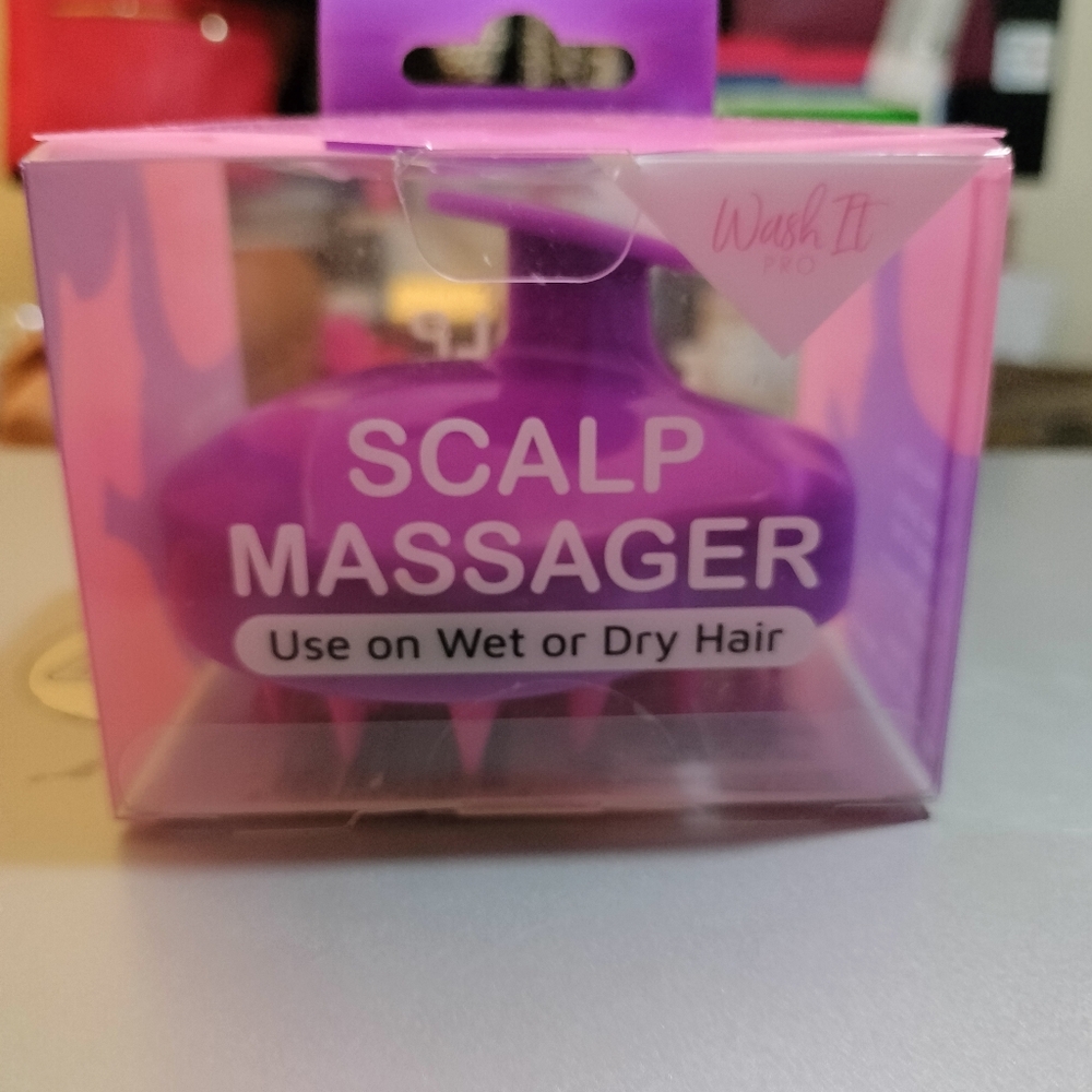 Purple Scalp Massager